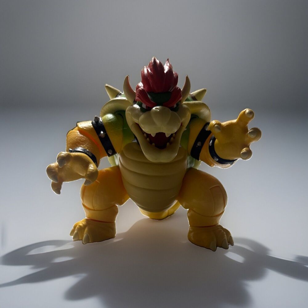 Nintendo Super Mario Bros. Movie Fire Breathing Bowser Action Figure Large